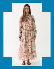 Maison Hotel Augustina Floral Maxi Dress, Multi (MULTI), large