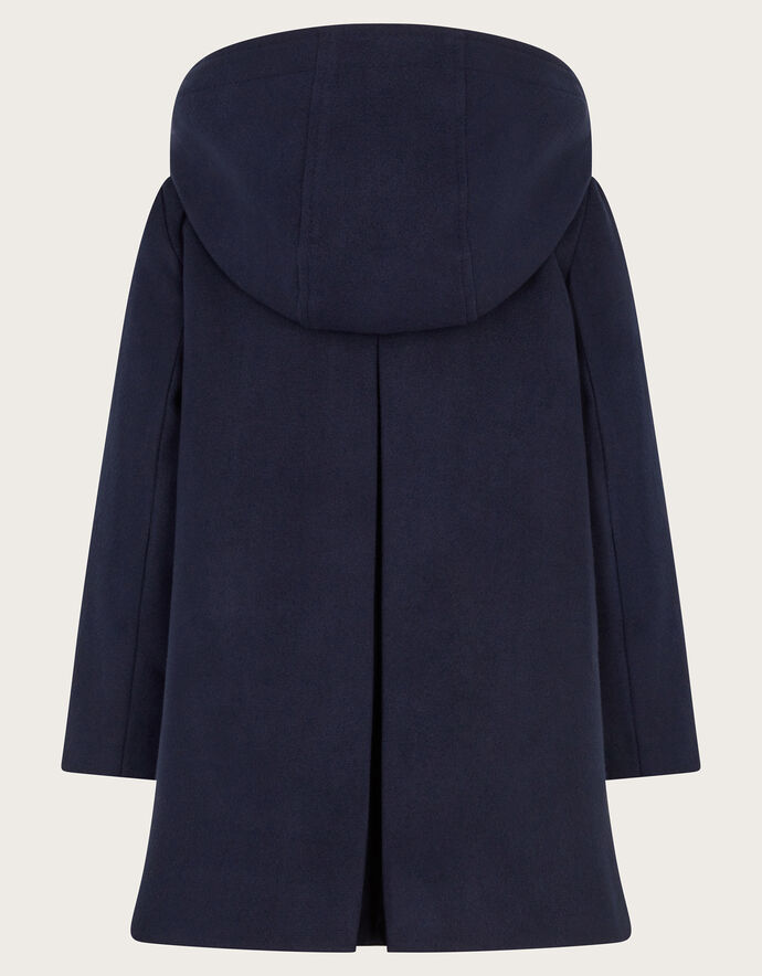 Grey Coat with Rounded Collar main image 0