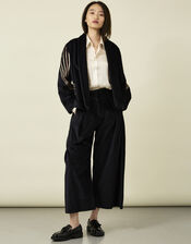 Tallulah and Hope Velvet Jacket , Black (BLACK), large