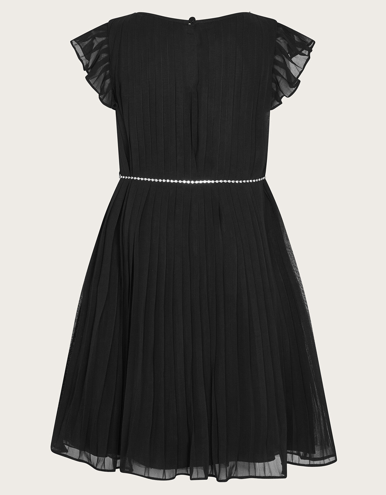 Belt on black dress shop