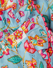 Baby Adara Floral Print Dress, Blue (BLUE), large