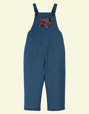 Frugi Alexa Dungarees, Blue (BLUE), large