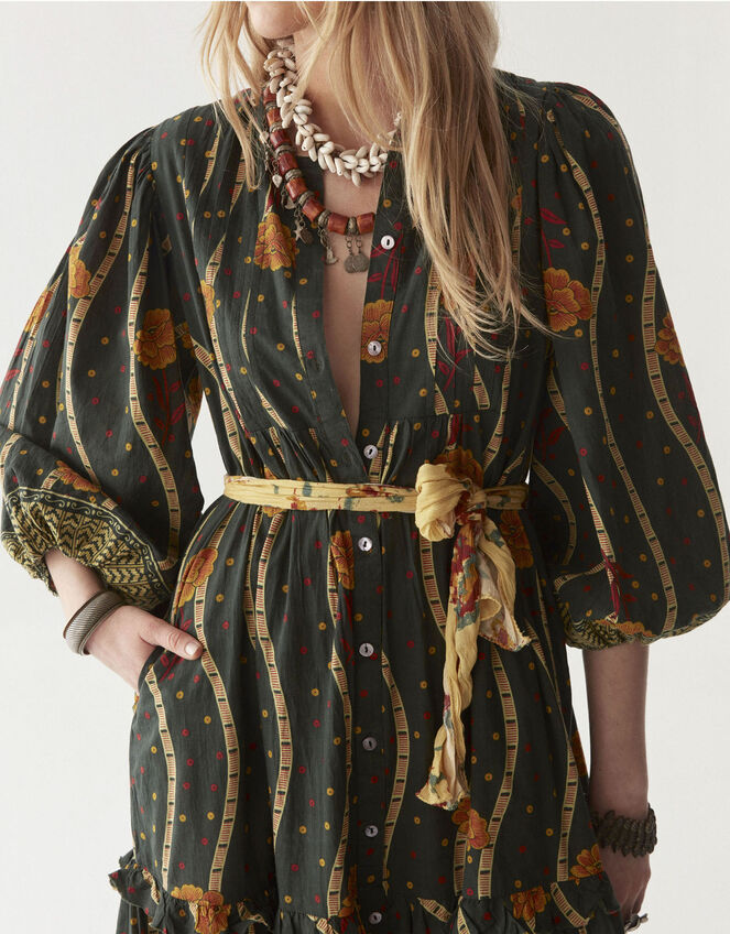 Maison Hotel Raphaelle Floral Maxi Dress, Multi (MULTI), large