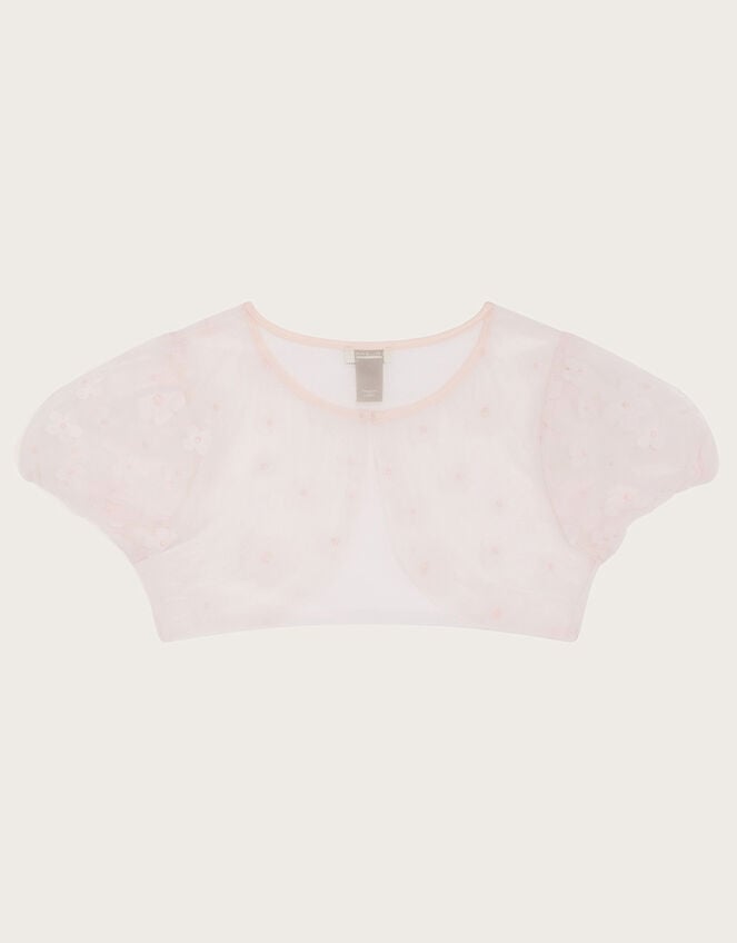 3D Petal Tulle Cover Up, Pink (PINK), large