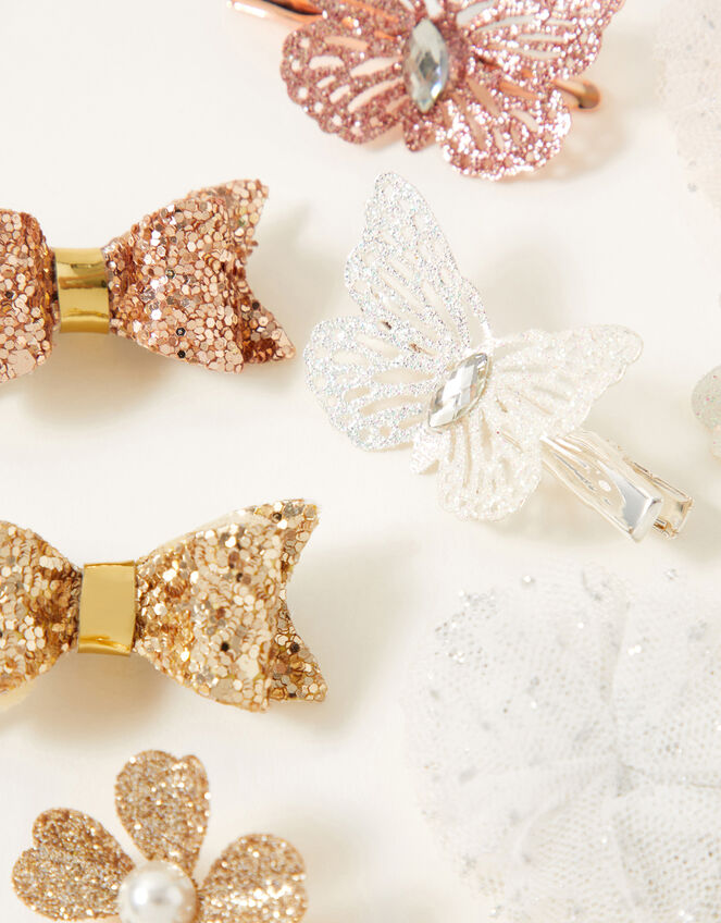 Party Sparkle Hair Clip 8 Pack, , large