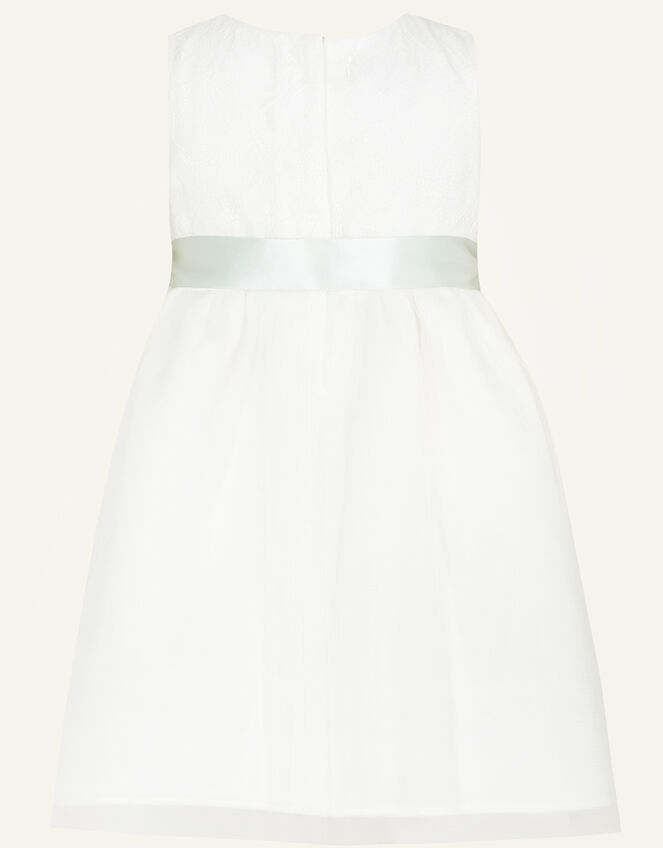 Baby Freya Scuba Bridesmaids Dress, Ivory (IVORY), large