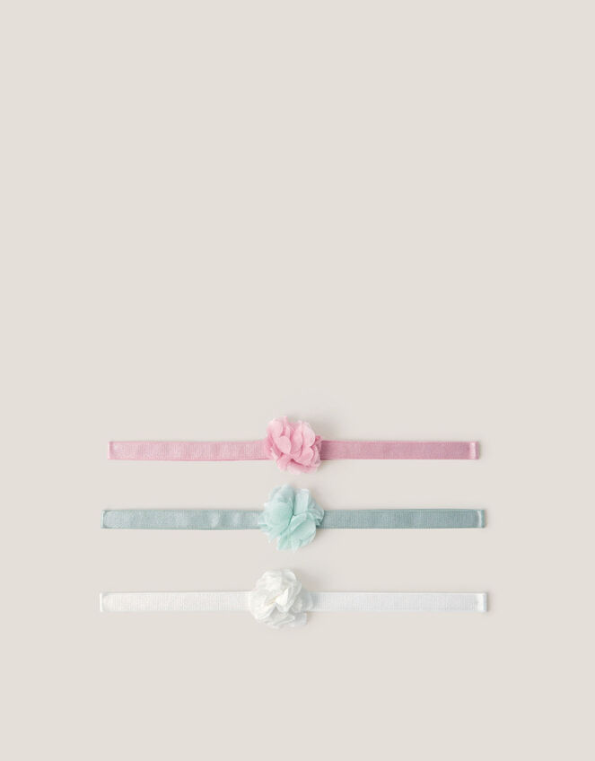 3-Pack Corsage Flower Bando Headbands, , large
