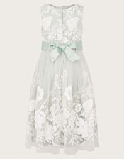 Alicia Embroidered Lace Maxi Dress, Green (GREEN), large