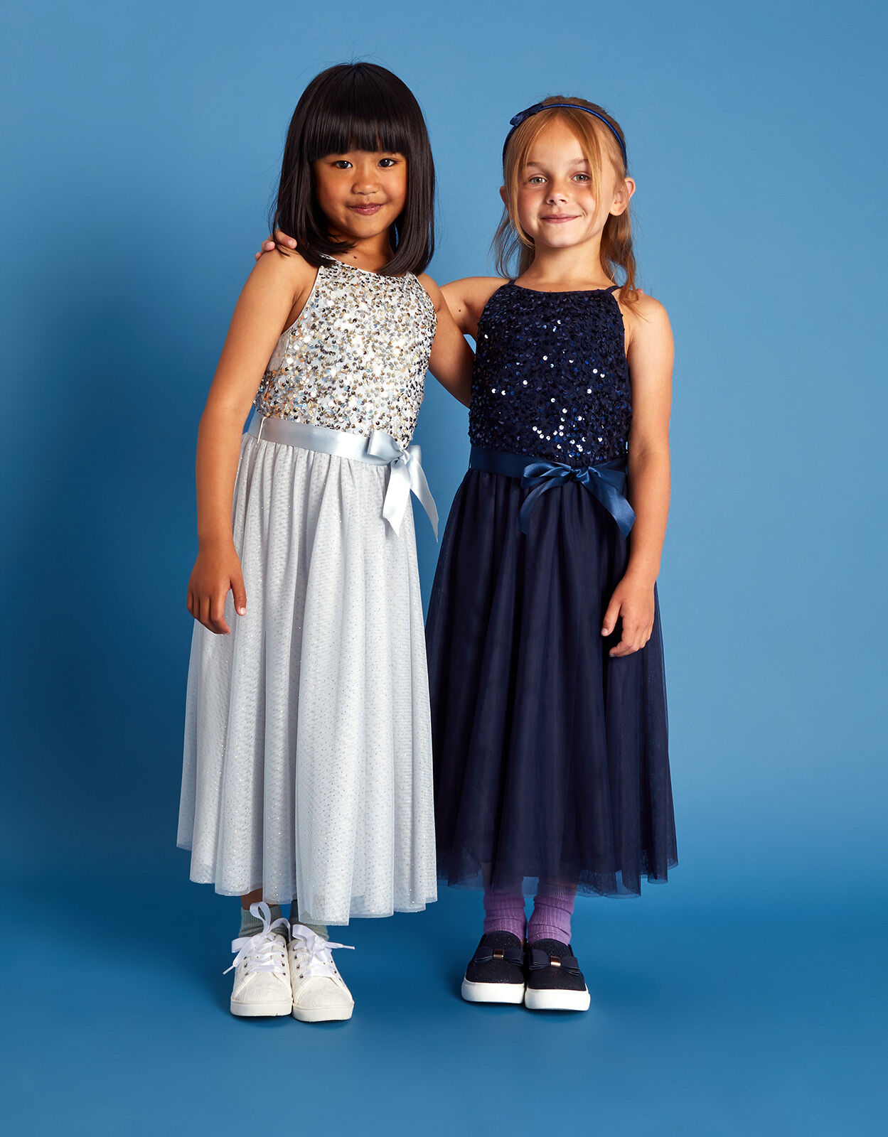Truth Sequin Occasion Dress Blue