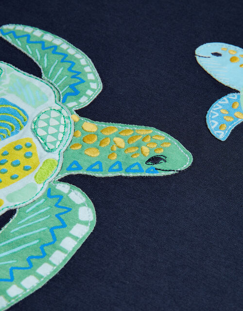 Turtle T-Shirt WWF-UK Collaboration, Blue (NAVY), large