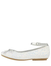 Anya Magical Glitter Ballet Flats, Blue (BLUE), large