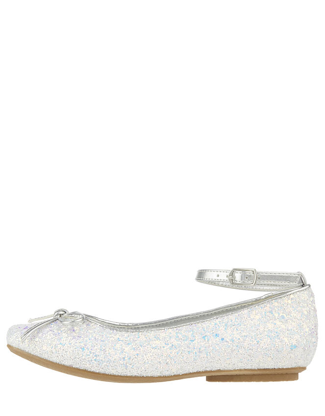 Anya Magical Glitter Ballet Flats, Blue (BLUE), large