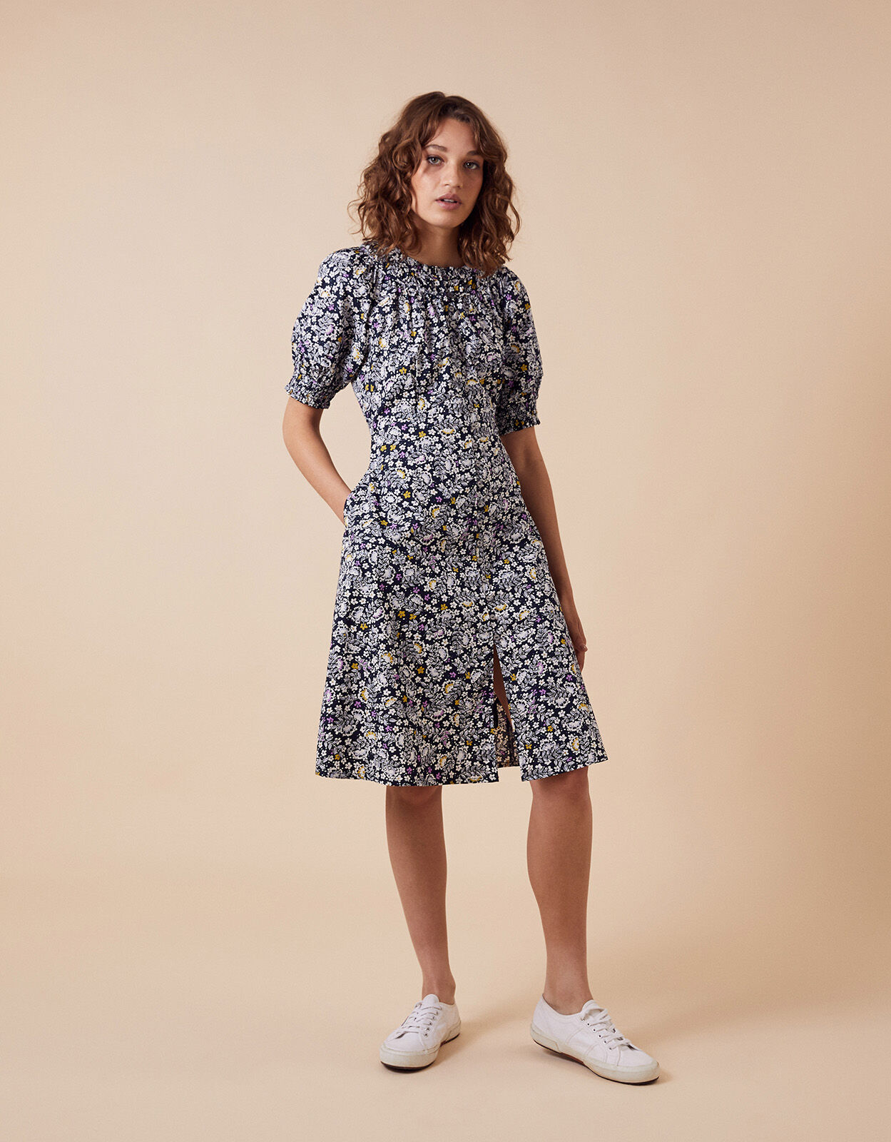 Monsoon marty ditsy print dress Outlet