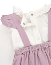 Newborn Baby Mouse Cord Romper Set, Purple (LILAC), large
