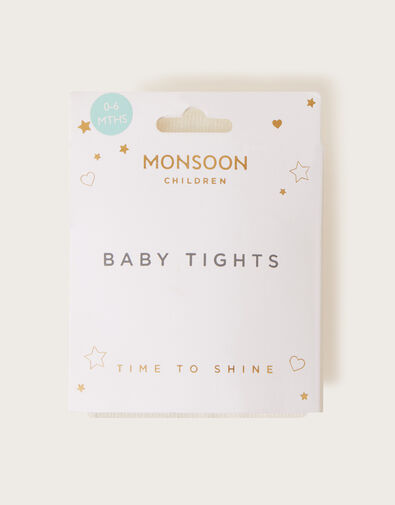 Baby Frosted Tights, Ivory (IVORY), large