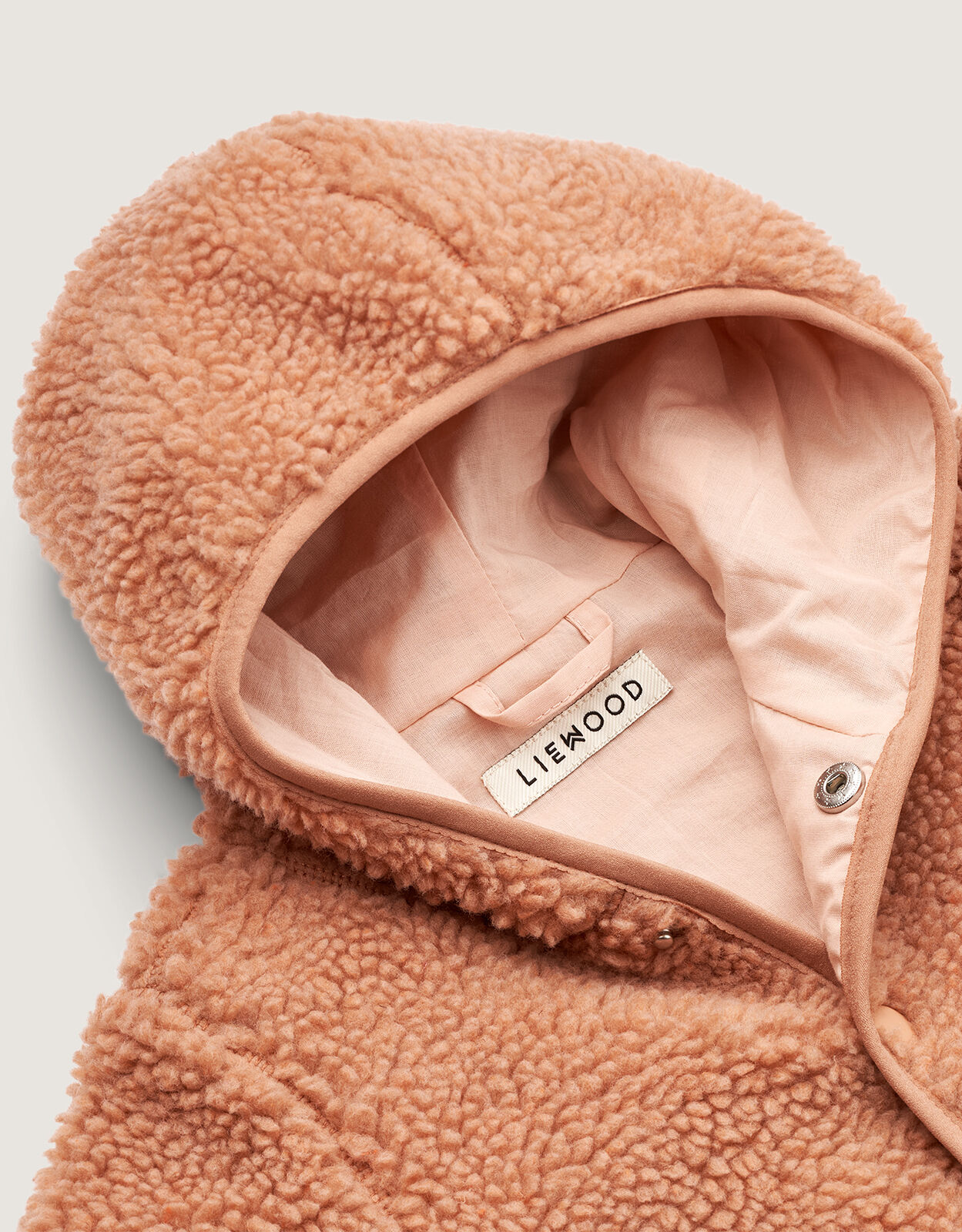 Liewood Inge Hooded Pile Jacket Pink