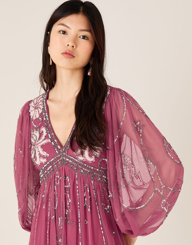 ARTISAN Regina Embellished Dress, Pink (PINK), large