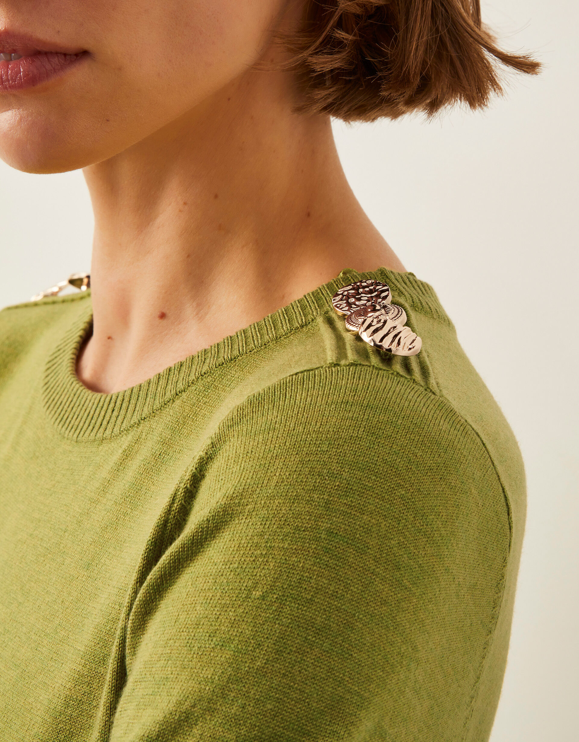 Olive jumper dress discount