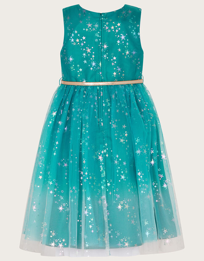 Ombre Star Dress, Teal (TEAL), large