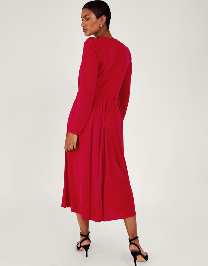 Cleo Corsage Dress, Red (RED), large
