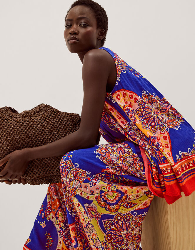 Padma Sleeveless Printed Top Blue