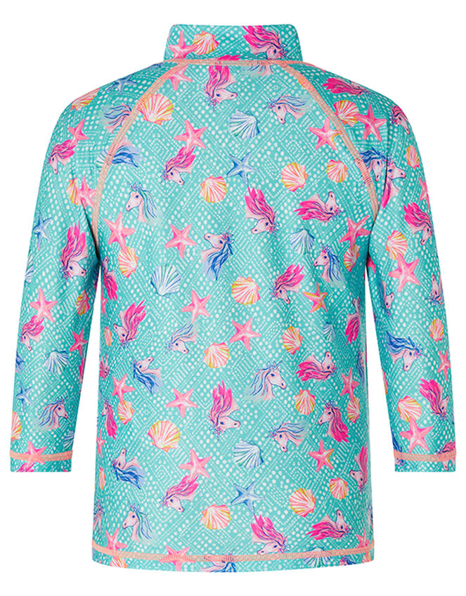 Laverna Unicorn Sunsafe Set with Recycled Fabric, Blue (TURQUOISE), large