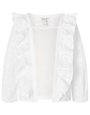 Alison Broderie Lace Kimono with Cami Top, Ivory (IVORY), large