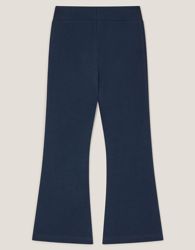 Unicorn Sequin Flare Leggings, Blue (NAVY), large