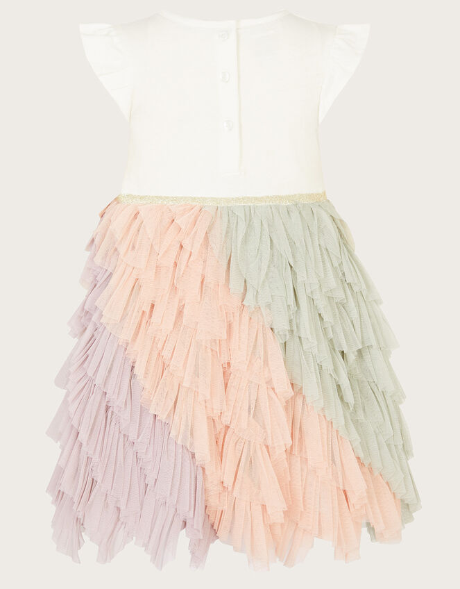 Baby Butterfly Ruffle Disco Dress, Multi (MULTI), large