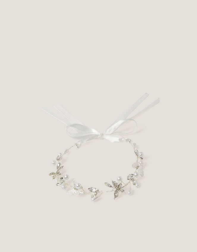 Pearl Jewel Butterfly Crown, , large