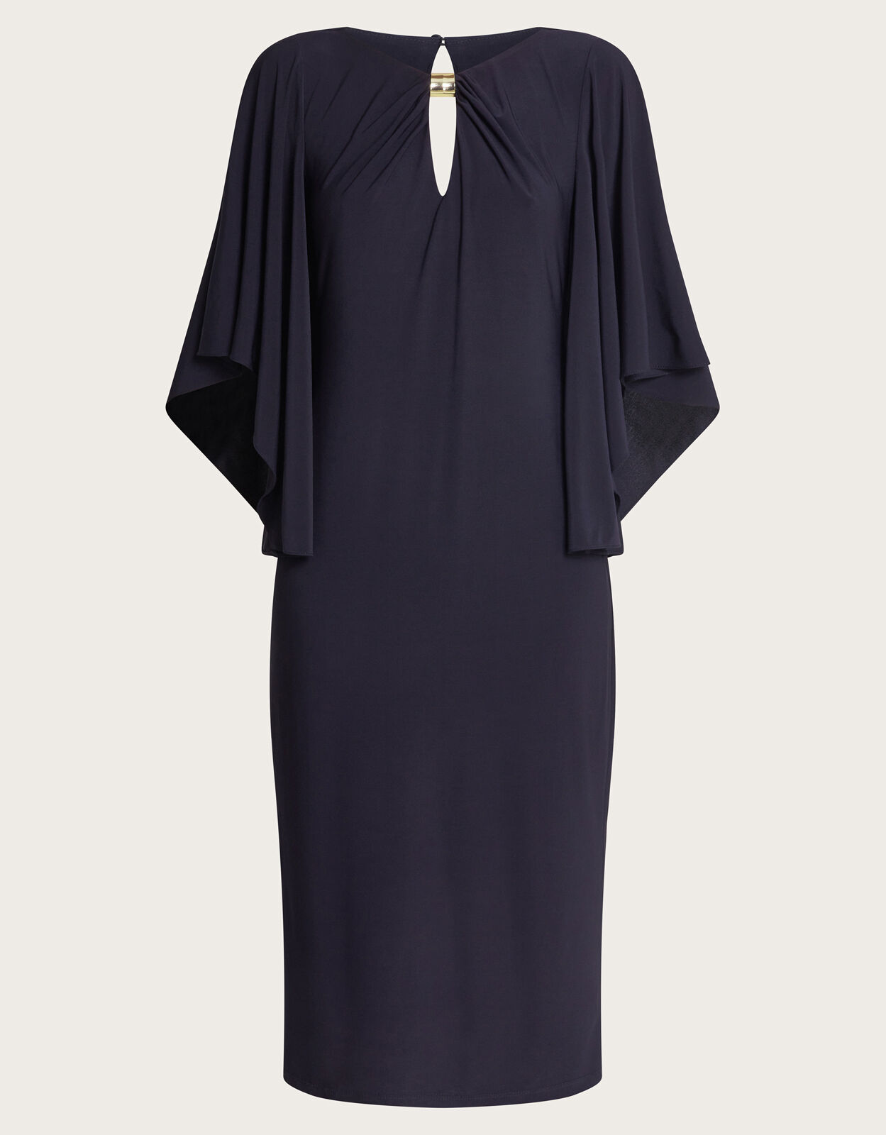 Flute sleeve dress uk online