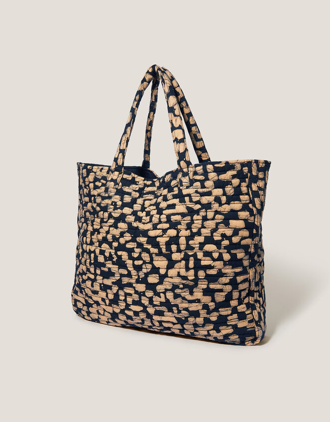 Alwena Block Print Tote Bag, , large
