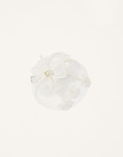 Lacey Flower Fascinator Clip, , large