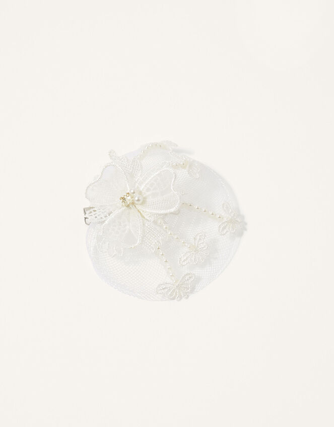 Lacey Flower Fascinator Clip, , large