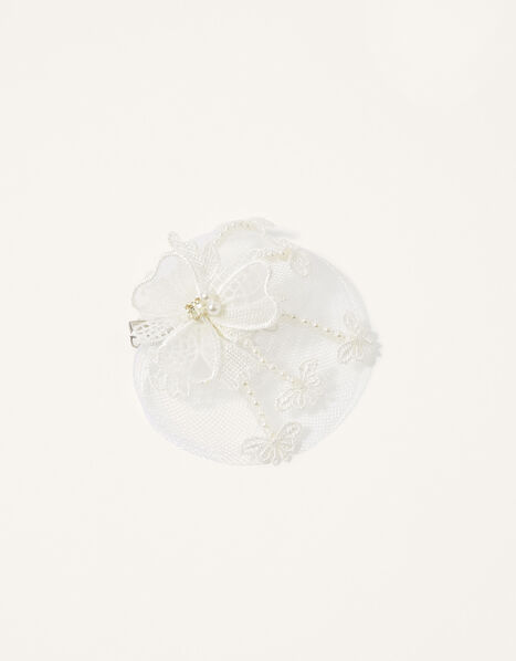 Lacey Flower Fascinator Clip, , large