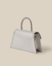 Mini Diamant&eacute; Heart Twistlock Bag, , large