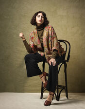 One Hundred Stars Autumn Chintz Kimono, , large