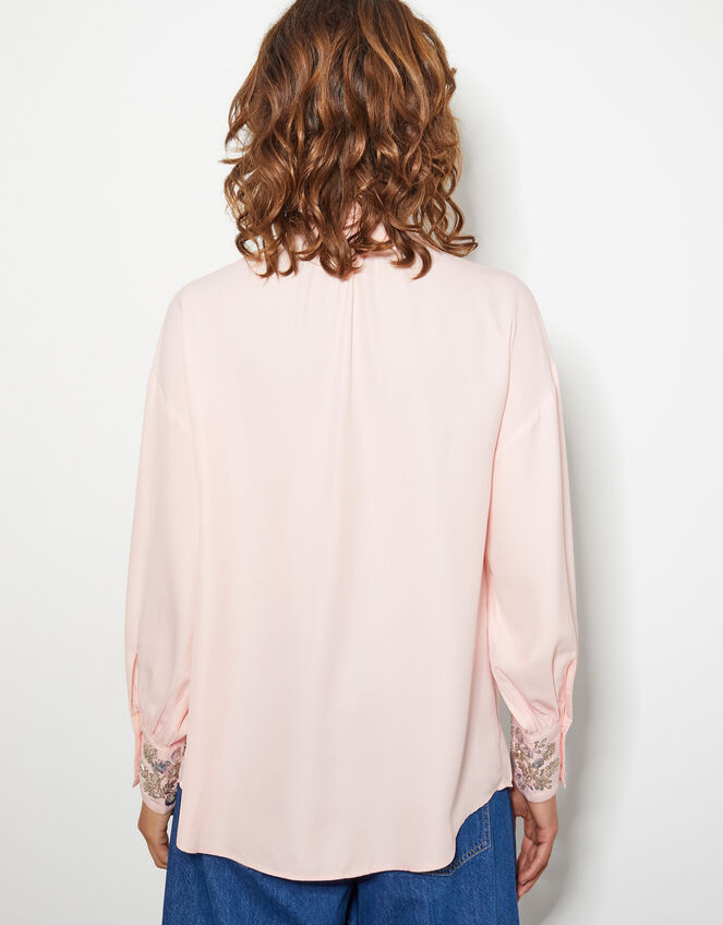 Ann Pussybow Embellished Blouse , Pink (PINK), large