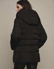 Rino and Pelle Reversible Padded Coat, Black (BLACK), large