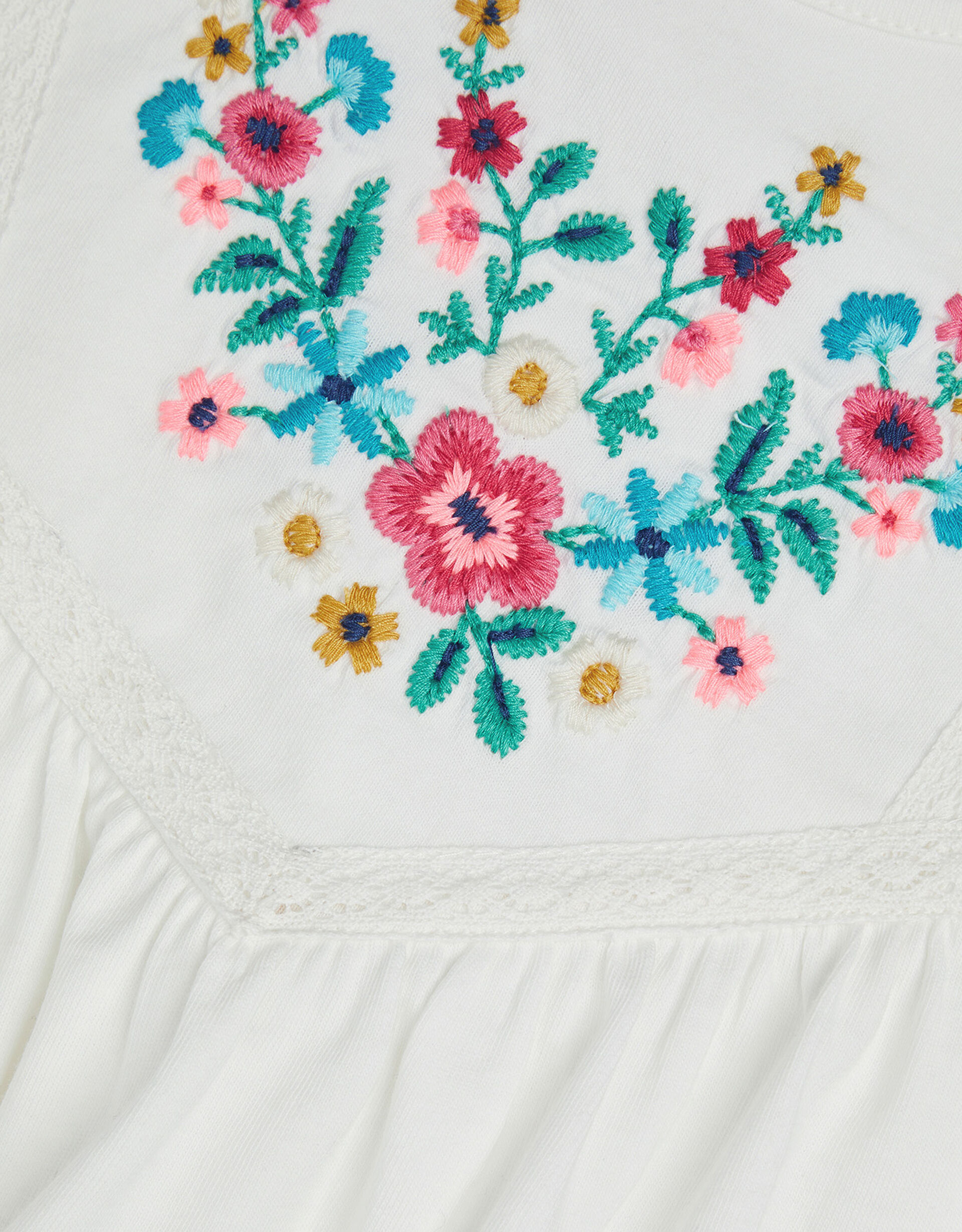 FLORA EMBROIDERED TOP main image 0