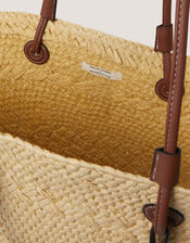 Callie Thorpe x Monsoon Straw Tote Bag, , large