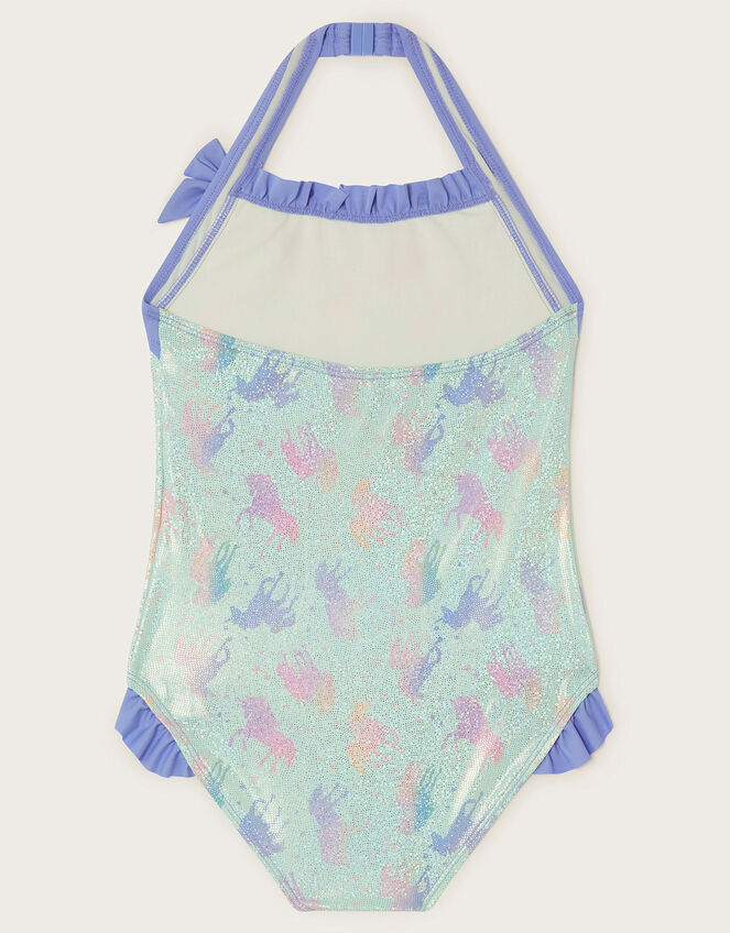 Unicorn Shimmer Swimsuit , Blue (AQUA), large