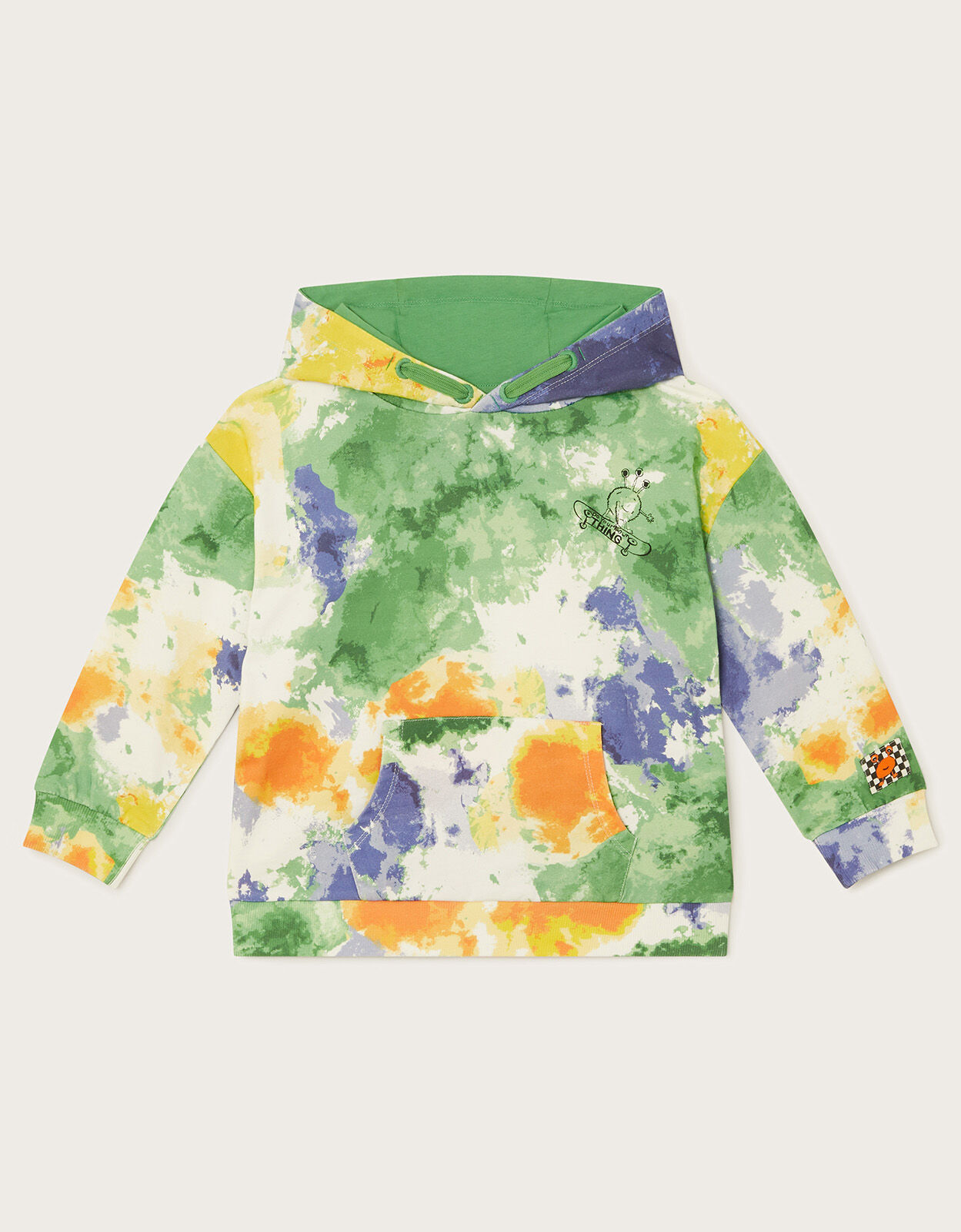 Skater Tie Dye Hoodie Multi Boys Knitwear Jumpers Hoodies