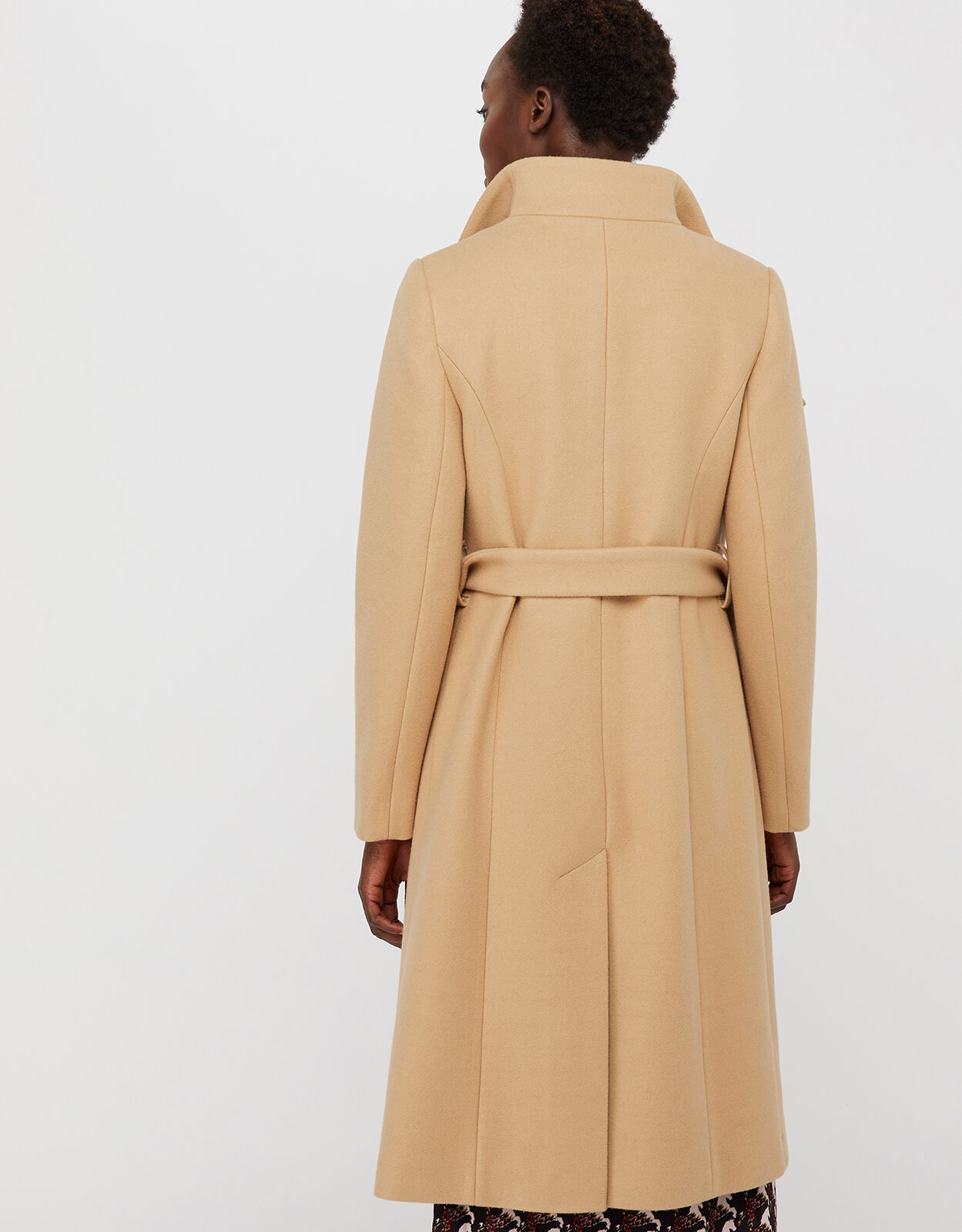 Monsoon camel coat best sale
