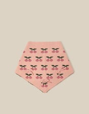 Cherry Knitted Triangle Scarf, , large