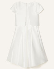 Duchess Twill Bridesmaid Dress, Ivory (IVORY), large