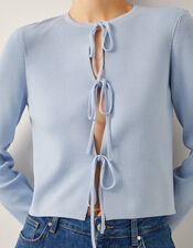 Tula Tie Cardigan, Blue (PALE BLUE), large