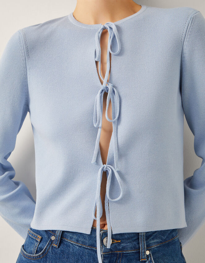 Tula Tie Cardigan, Blue (PALE BLUE), large