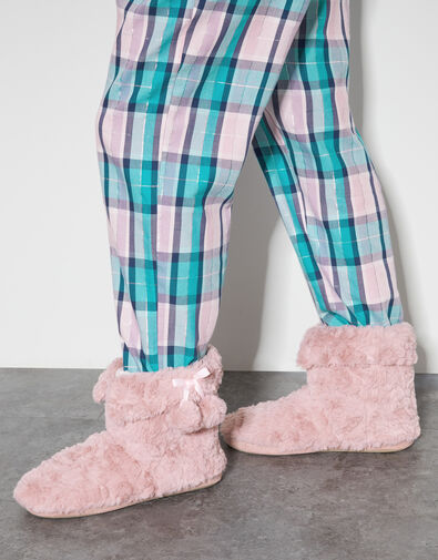Bree Faux Fur Slipper Boots, Pink (PINK), large