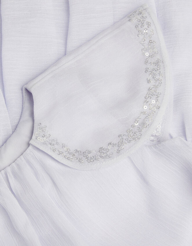 Baby Elena Sequin Swing Party Dress, Blue (PALE BLUE), large